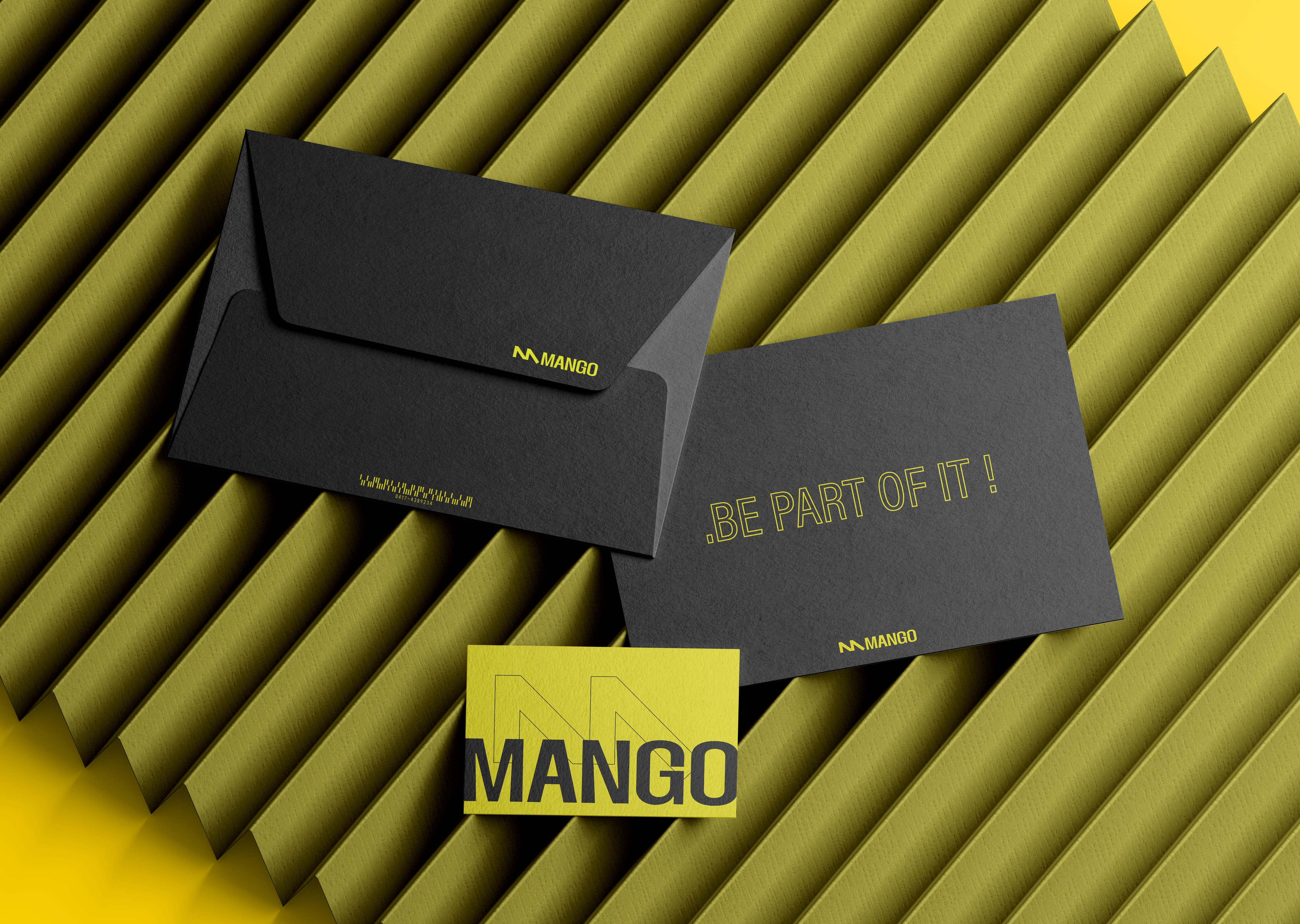 Mango's invitation card