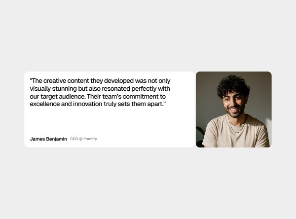 Framer Testimonial Card Component