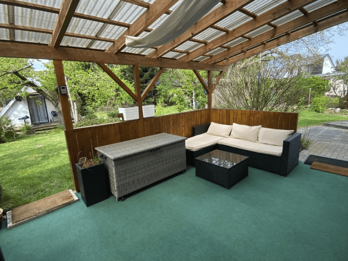 Bild Ferienwohnung Blankenhagen Terrasse