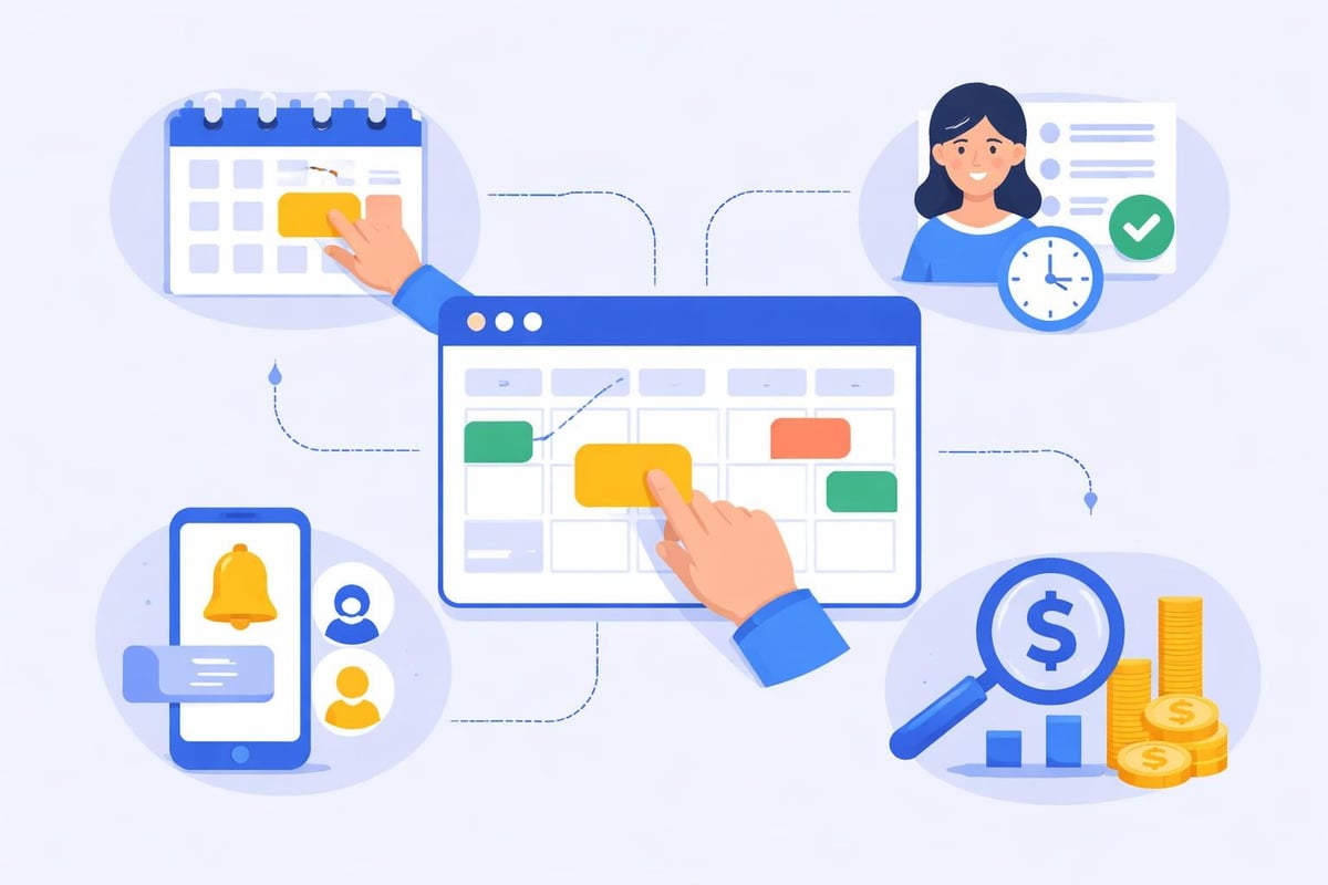 Core functions of rota scheduling software