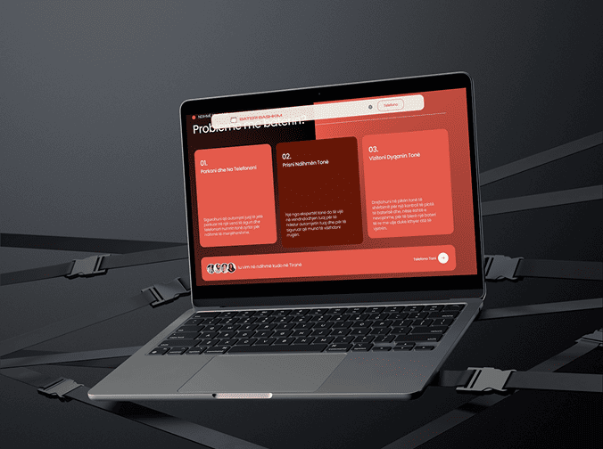 Bateri Bashkimi Website Preview