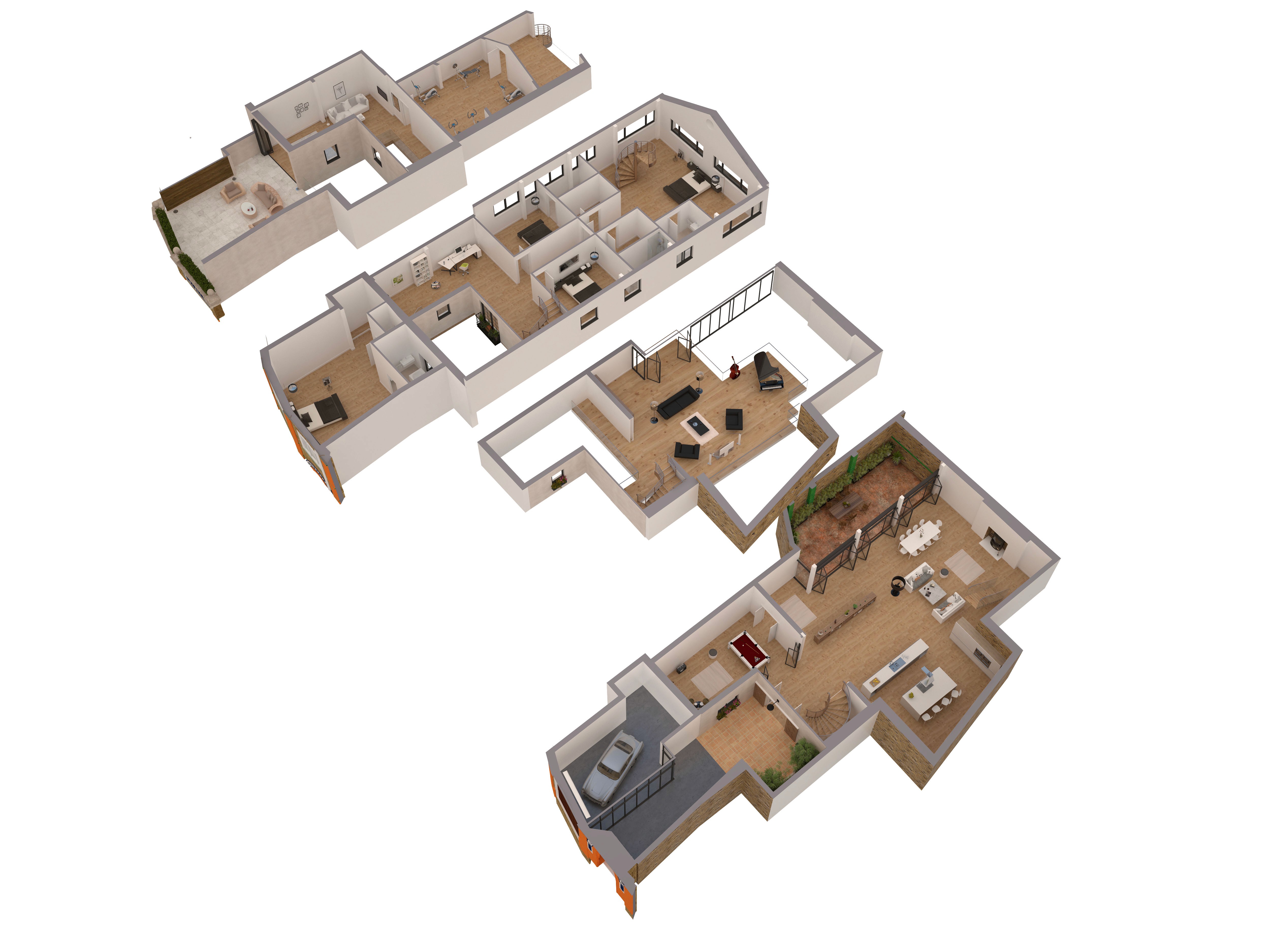 3D Floorplans