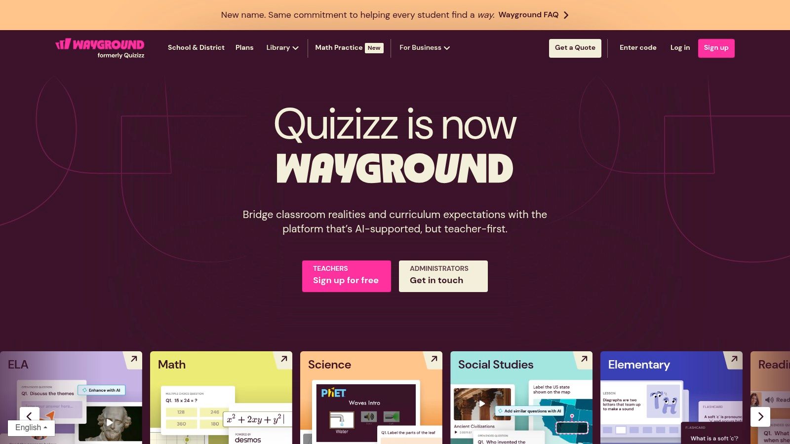Quizizz — Ready-made mitosis quizzes + assignment/analytics
