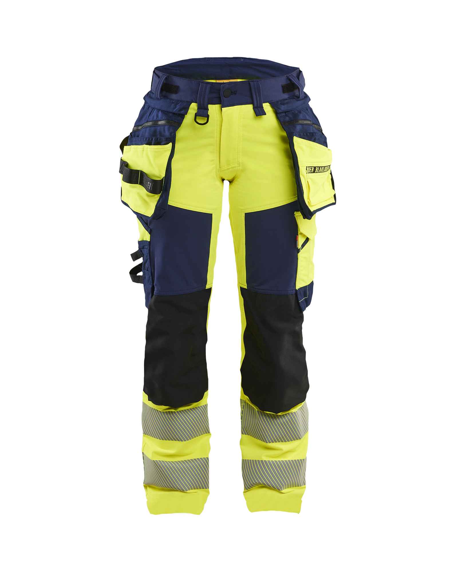 Schildersbroek dames — Blåkläder Dames High Vis werkbroek 4-weg stretch
