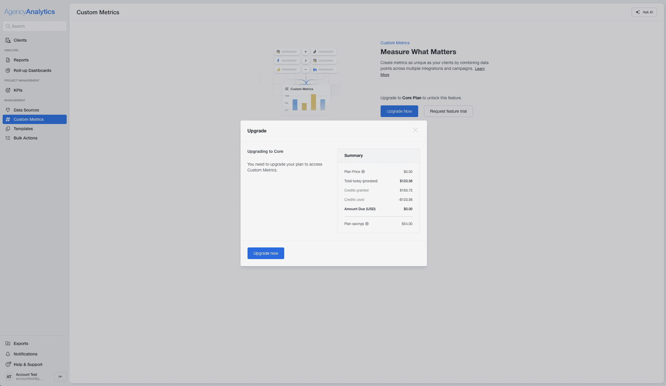 Paywall  upgrade summary