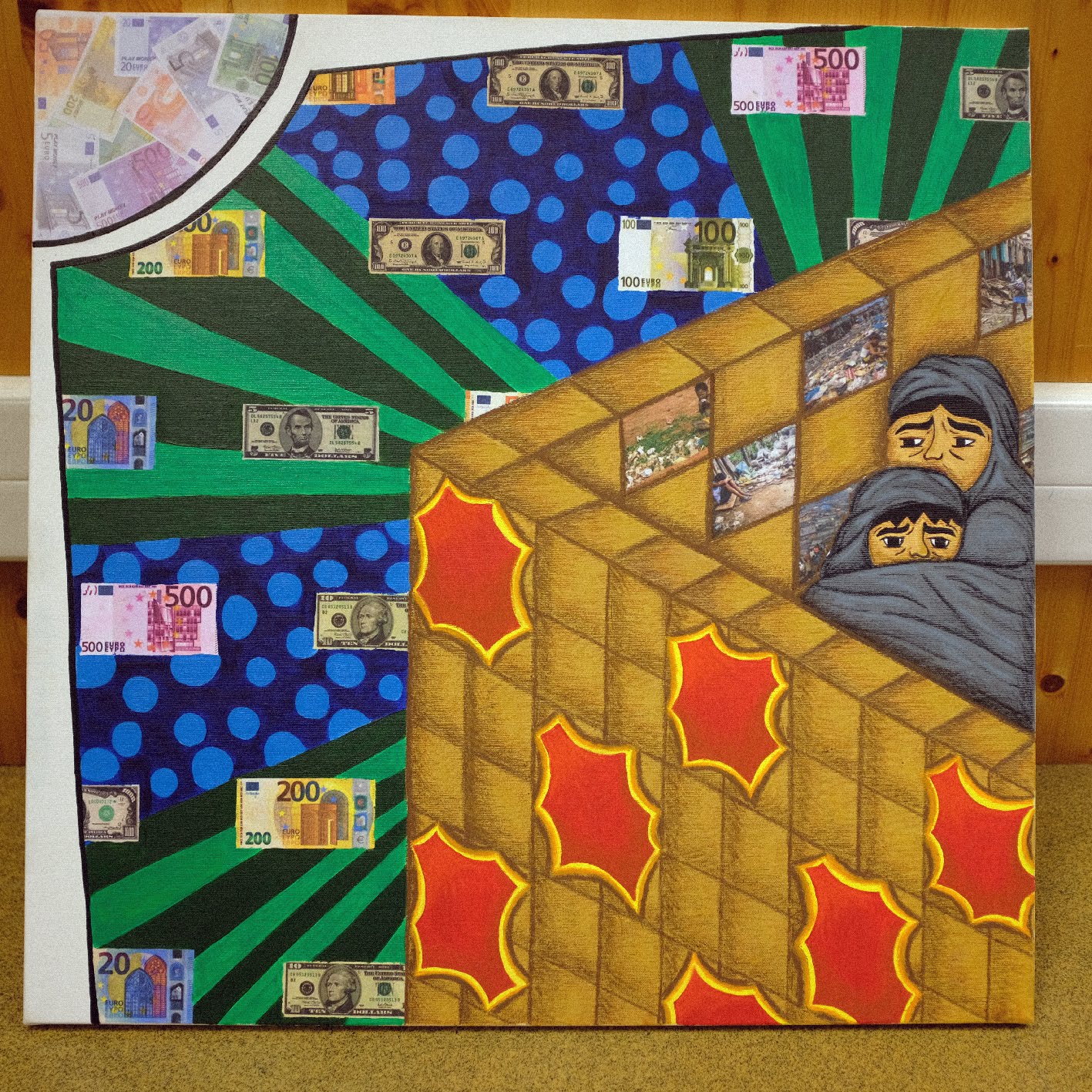 Capitalism Critic Painting