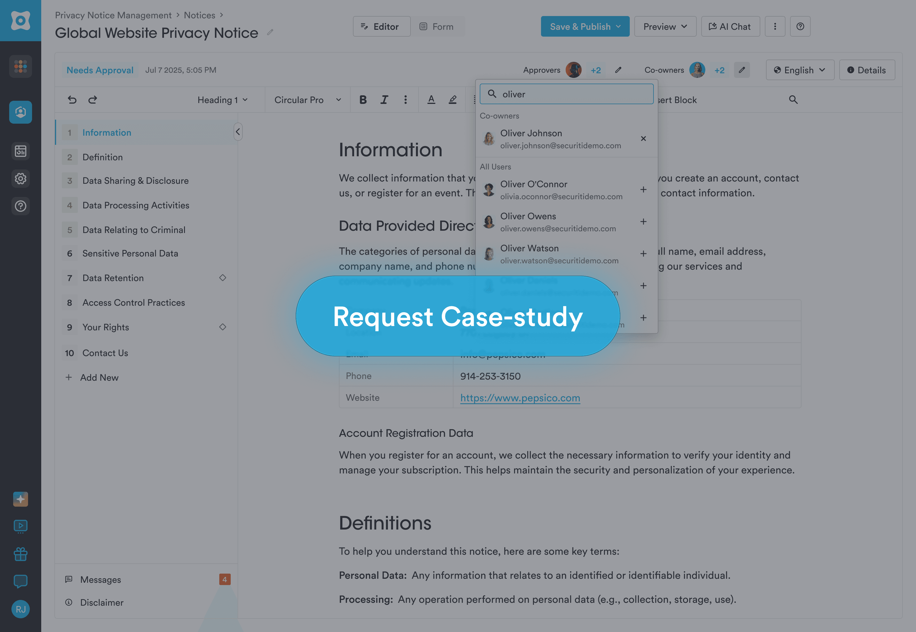 Securiti - A data protection and compliance platform