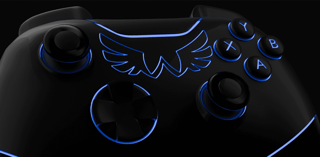 3D model of a controller made with Blender by Lella Cassa