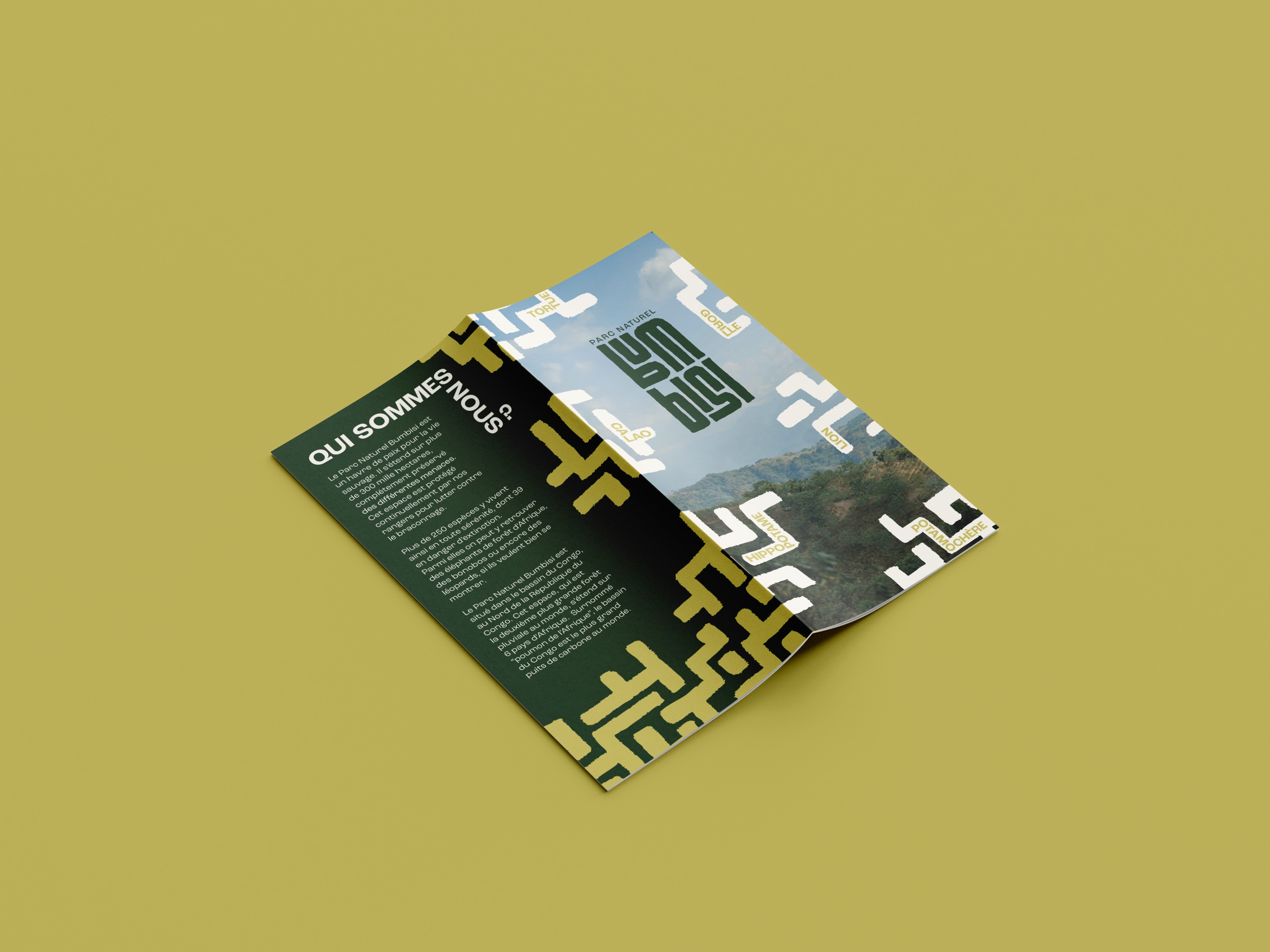 Couverture du livret sur le parc