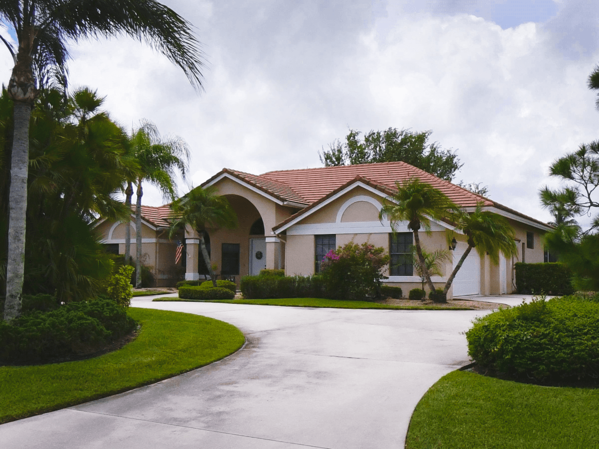 2017 Roof Replacement in Reserve Plantation, PGA Village, Port St Lucie with Entegra Flat Plantation Tile in Canyon Clay