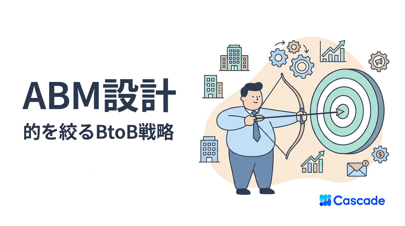 ABM(アカウントベースドマーケティング)の設計｜BtoBで的を絞る