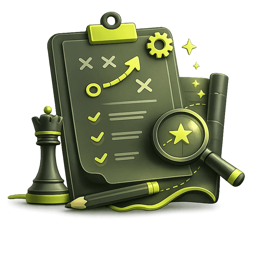 Strategy planning Icon