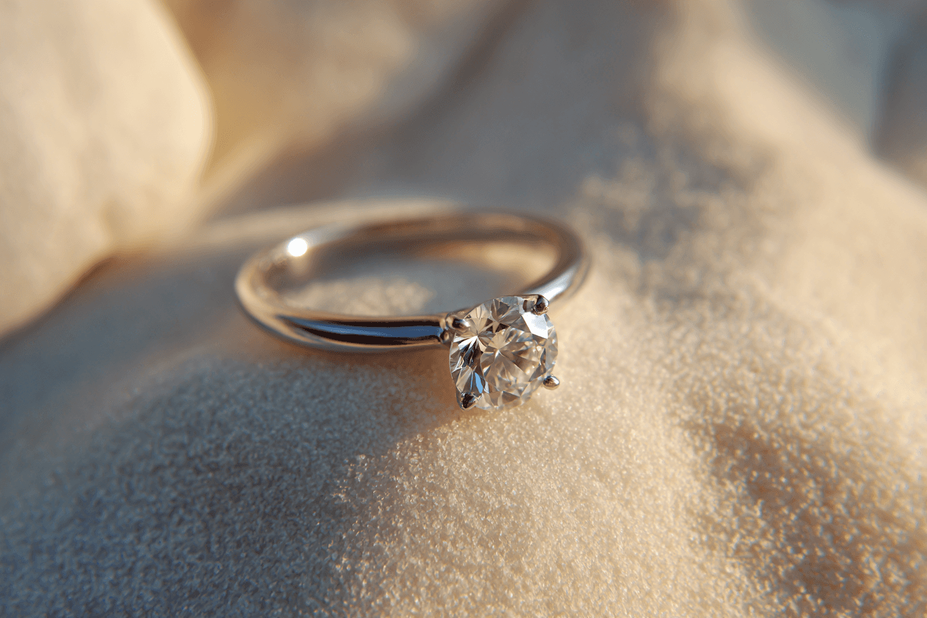 Ondine Ring in 18k white gold — Reflet ring