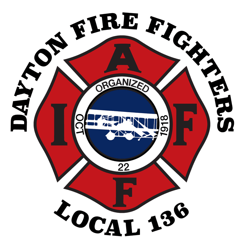 Dayton Firefighters, IAFF Local 136 logo