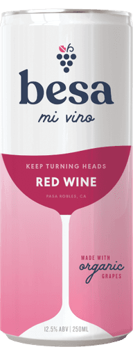 Besa Red Wine can mockup.