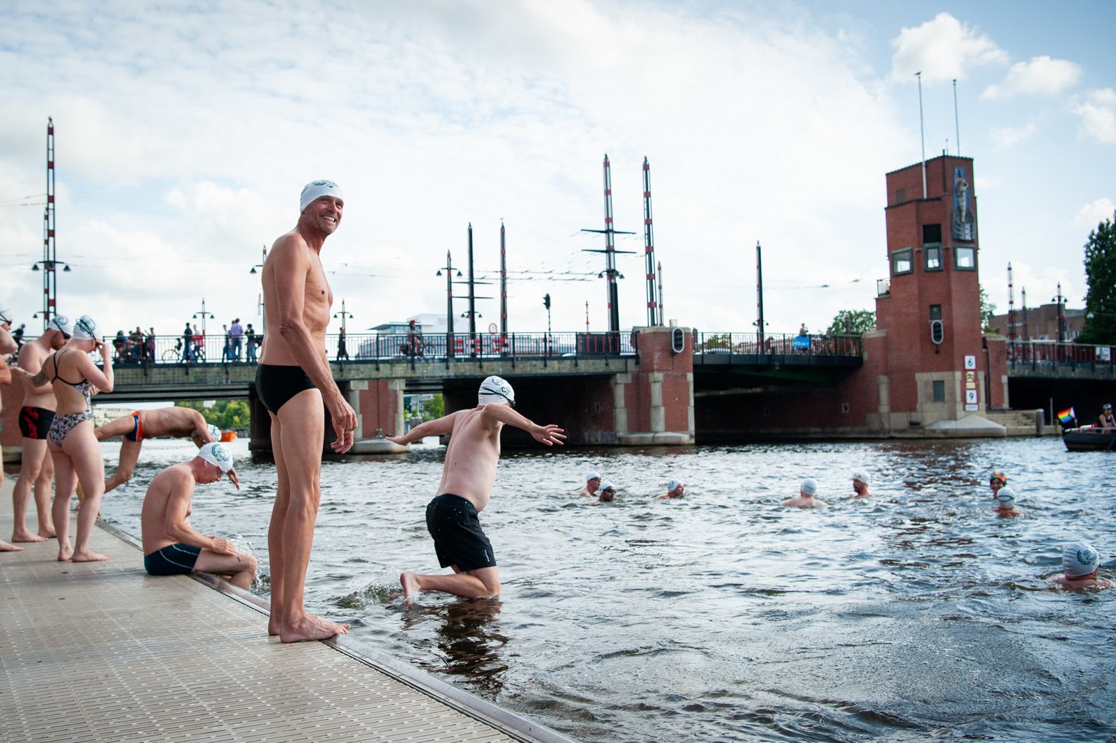 We don't even swim straight