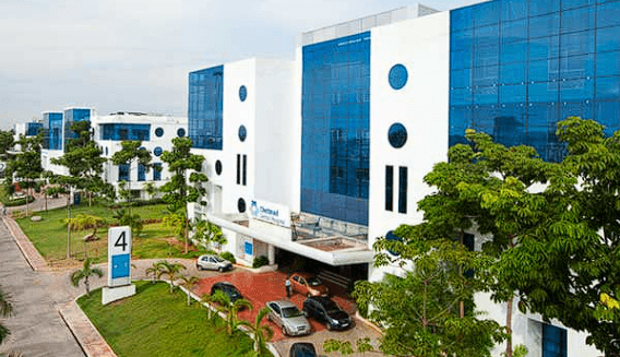 Chettinad Hospital and Research Institute campus building