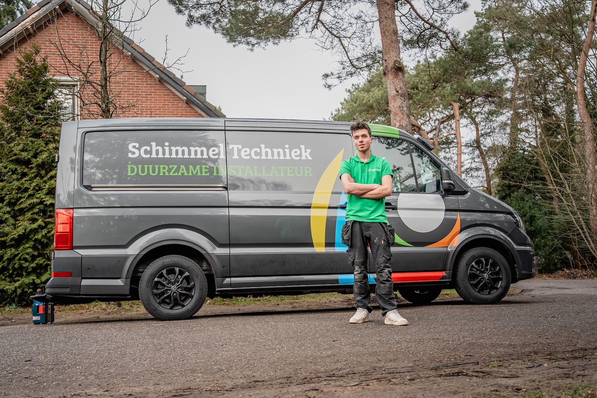 Medewerker bij werkbus - Schimmel Techniek