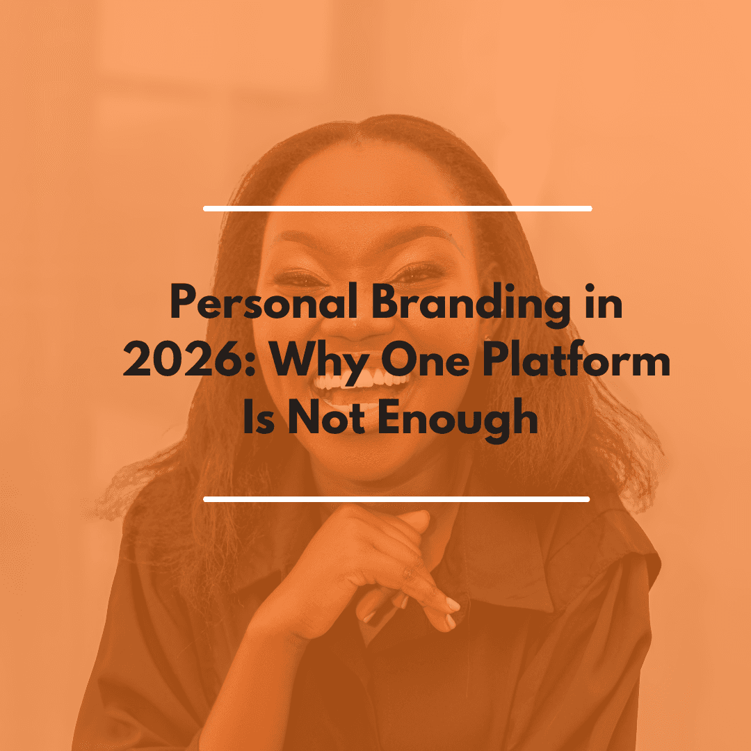 An image showing the title of the article. The title is why every personal brand needs multi-platform content in 2026