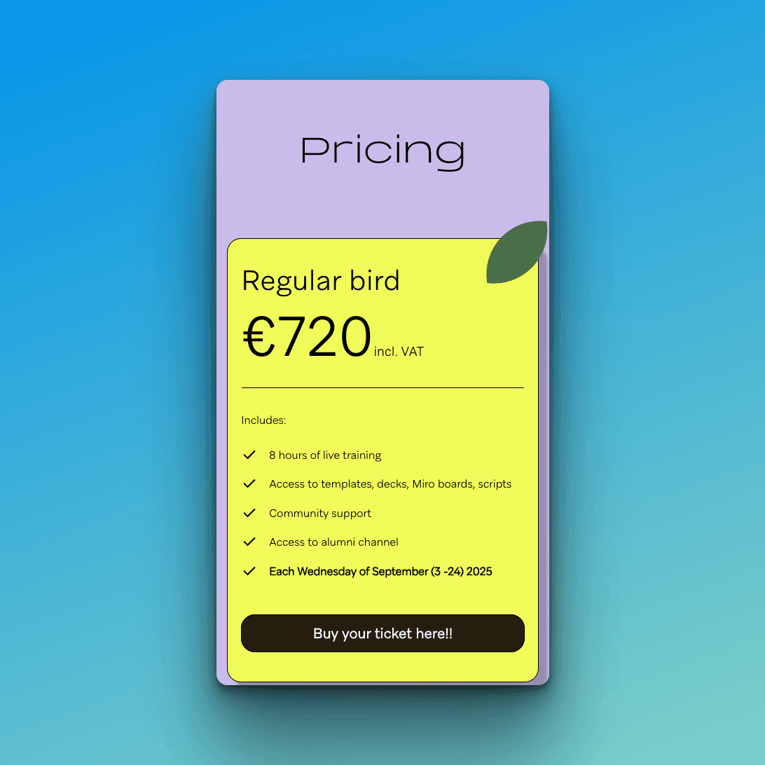 Screenshot sales for freelancers com pricing section mobile version