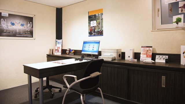 Beratungsplatz der Hörakustik bei Maaß