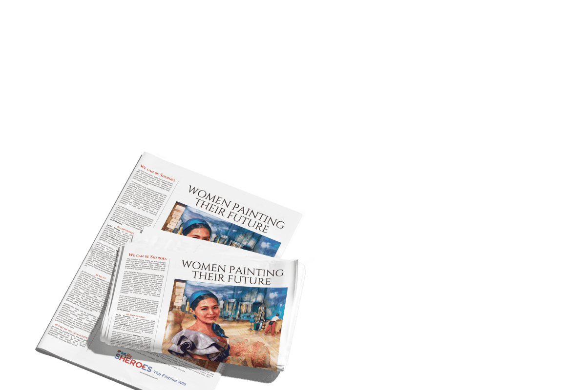 painting on newspaper