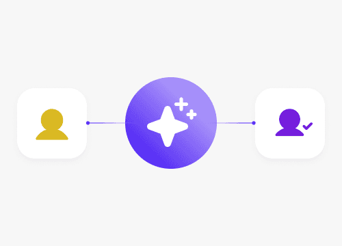 AI suggesting actions like "Optimize onboarding flow" and "Raise pricing tier" based on user data.