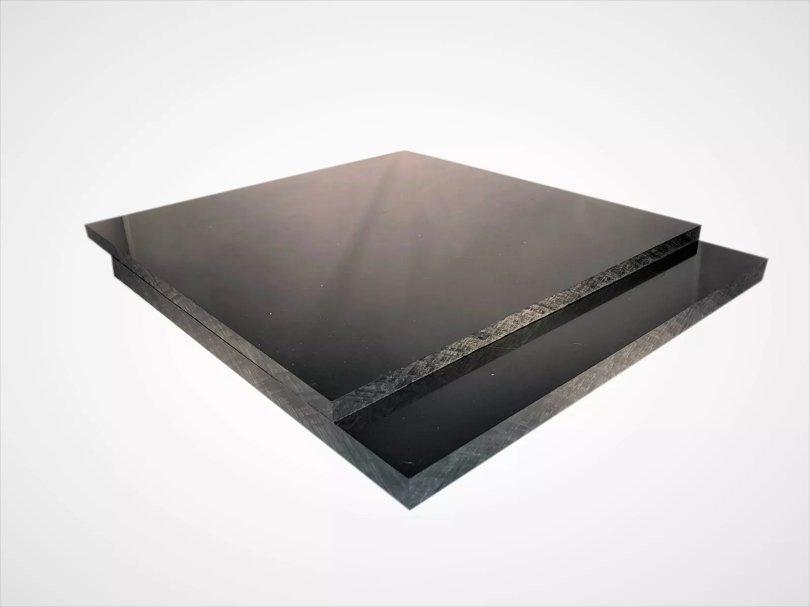 Kunststoffplatten gestapelt als Muster