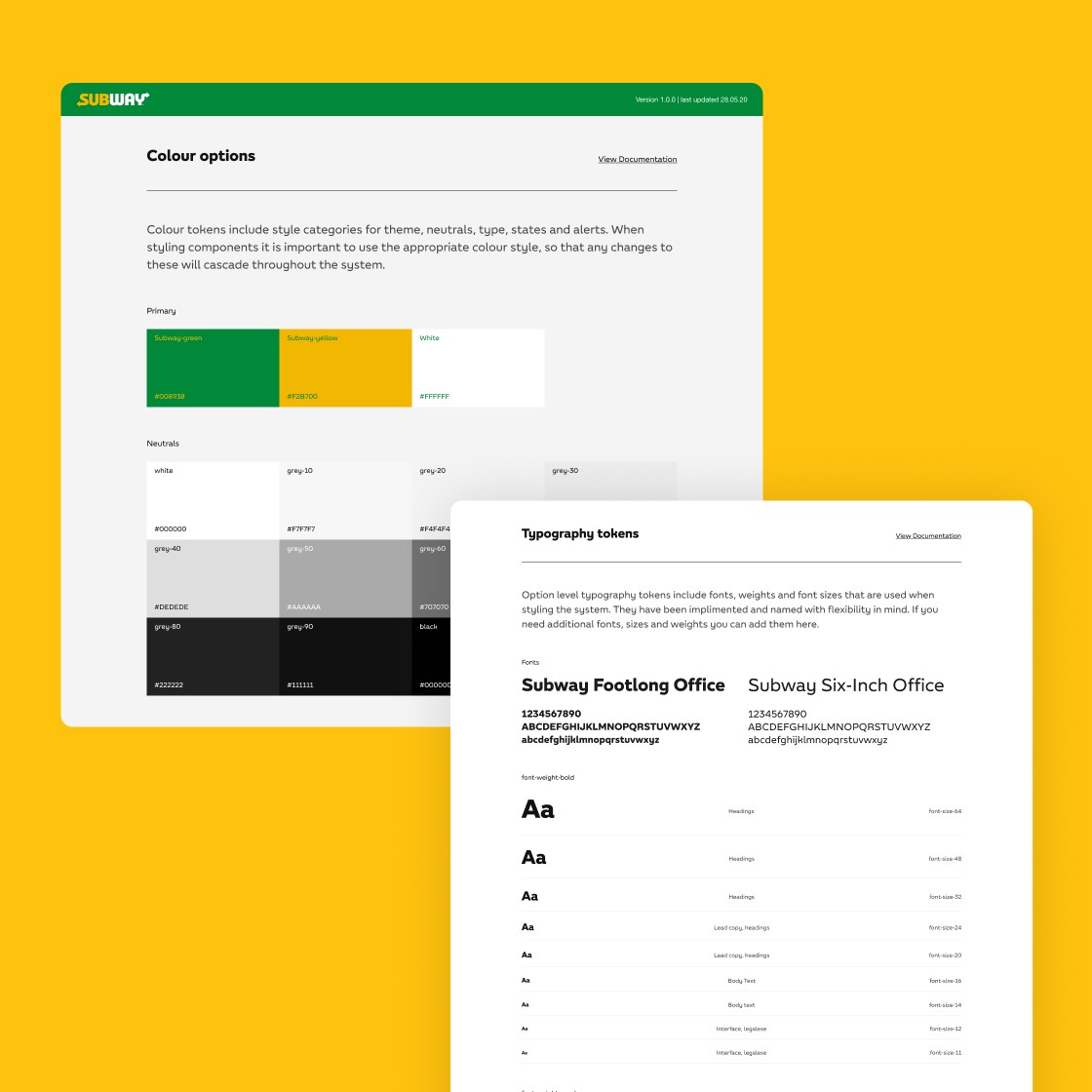 Subway Design System