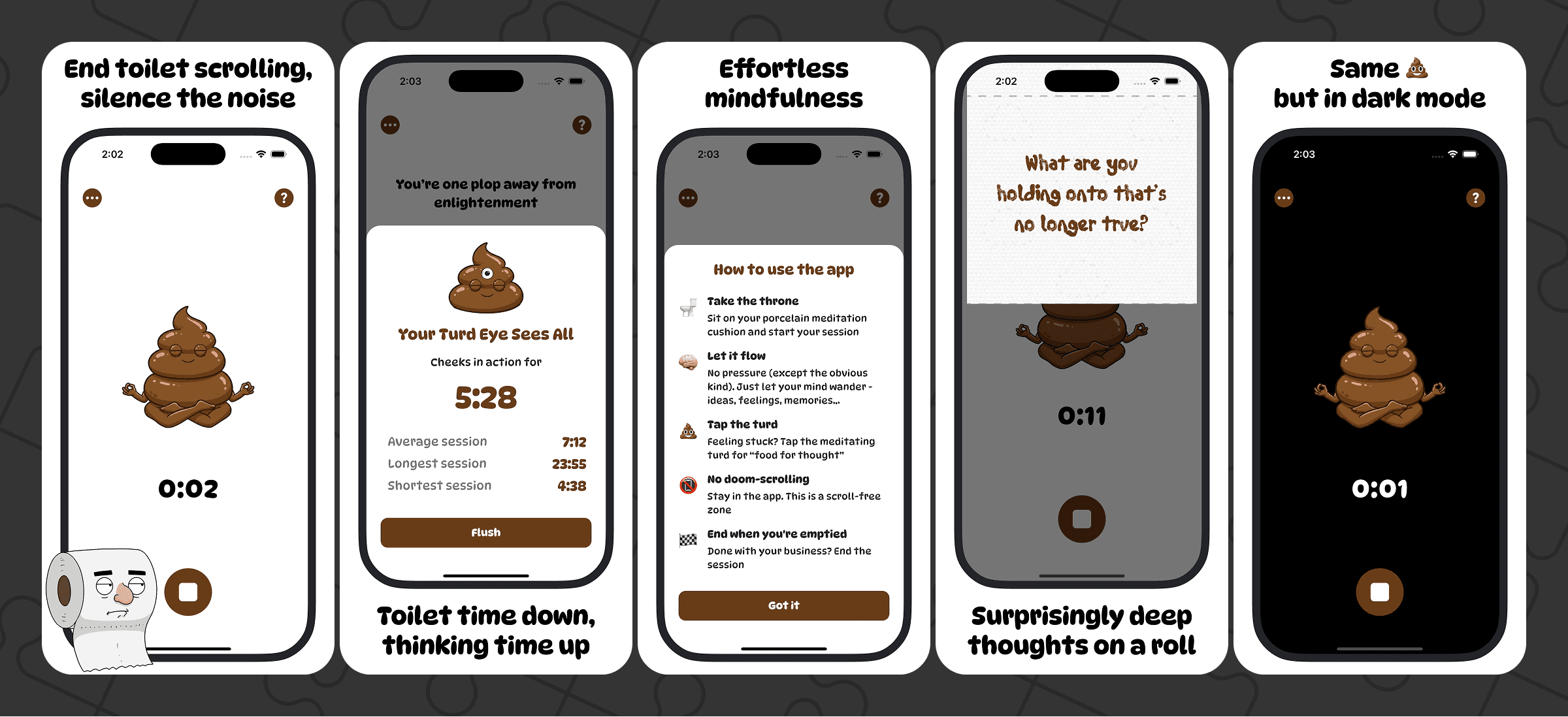 Turd Eye App Store screenshots