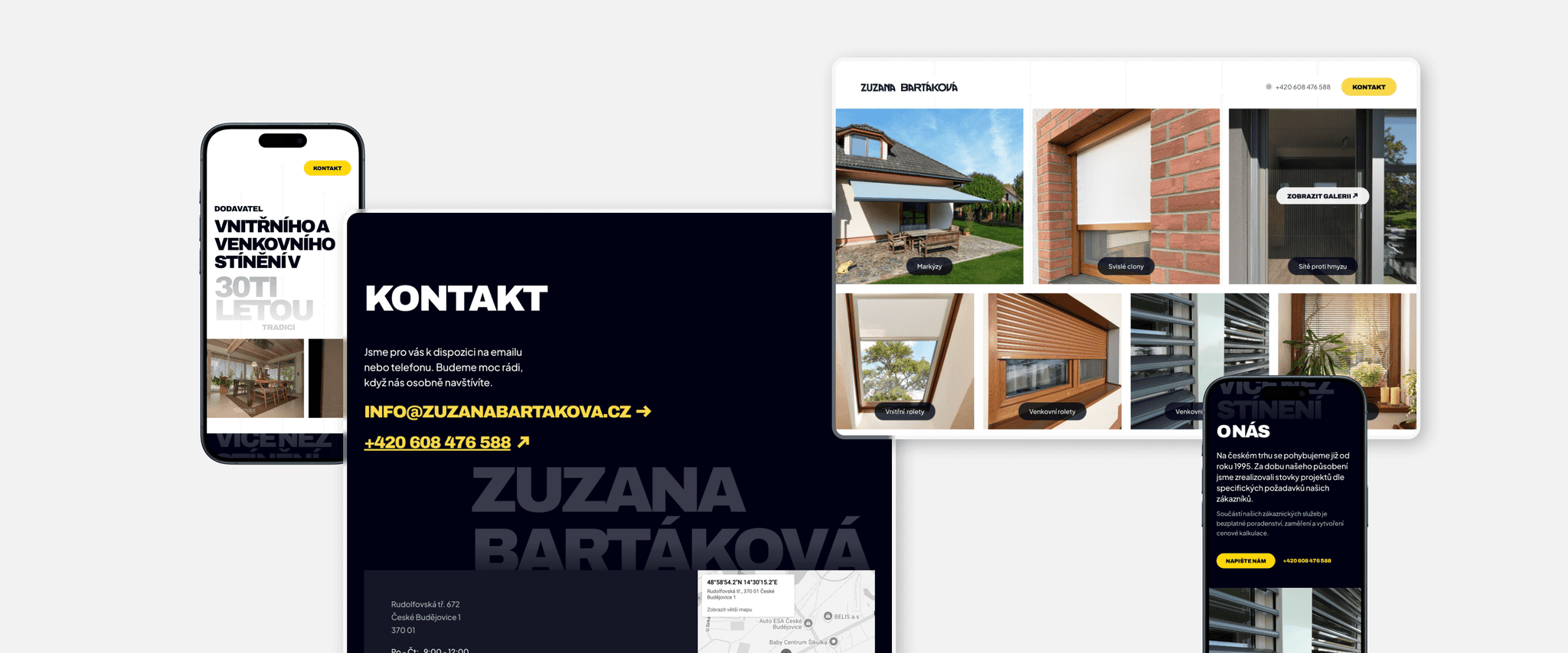 Zuzana Bartakova Framer website by Design Freaks