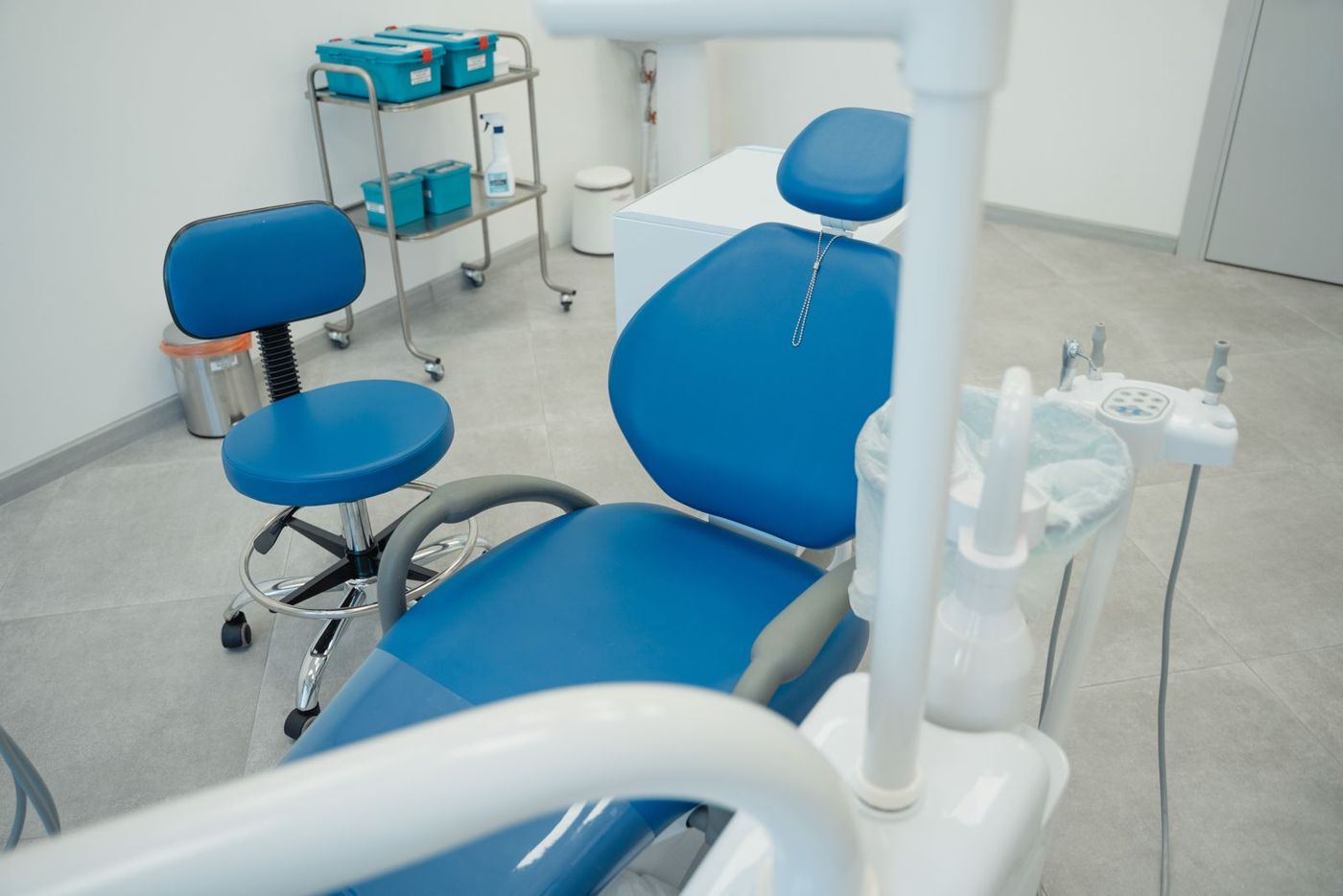 Dental facility treatment chair and equipment