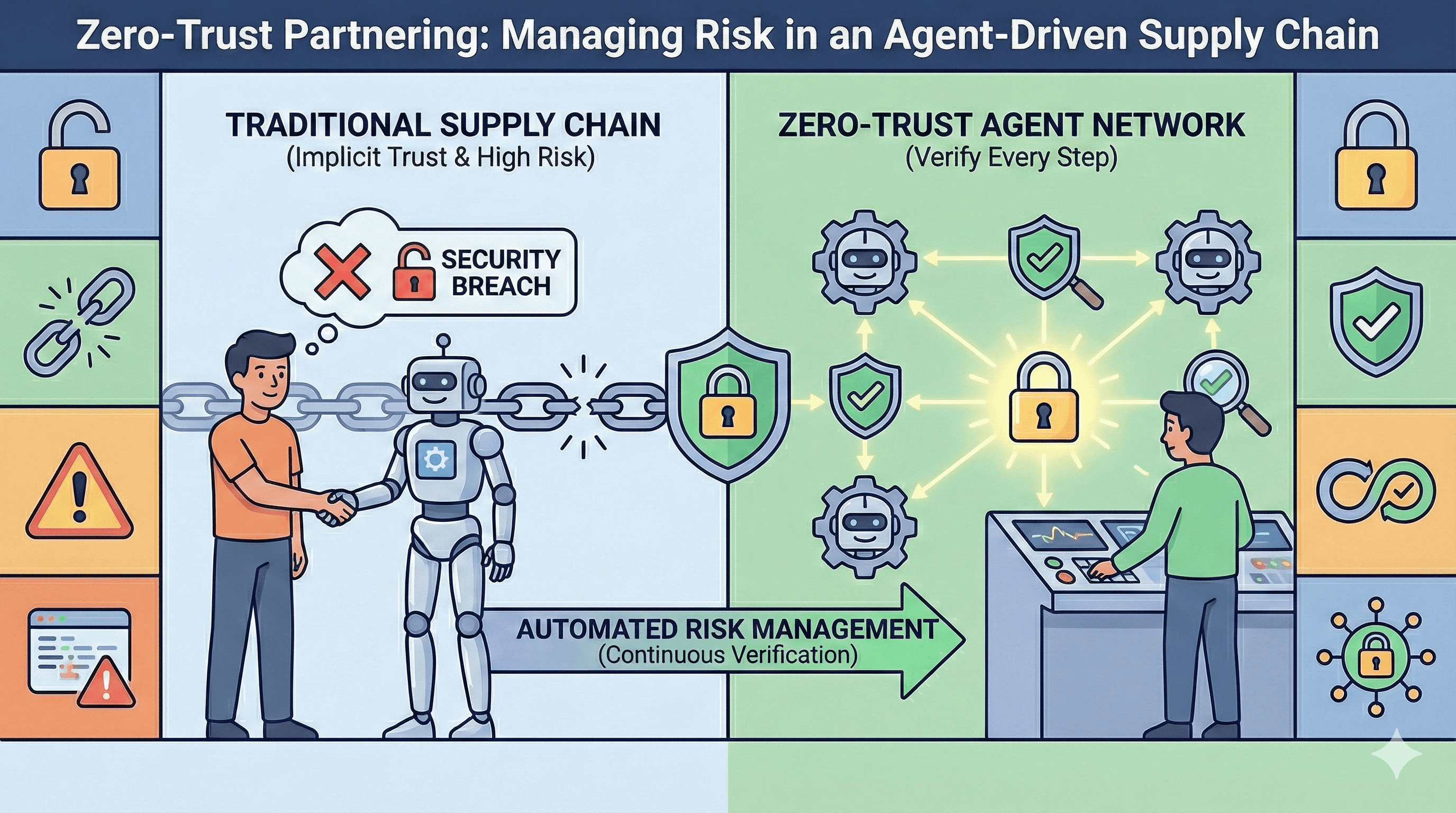 Managing Risk in an Agent-Driven Supply Chain