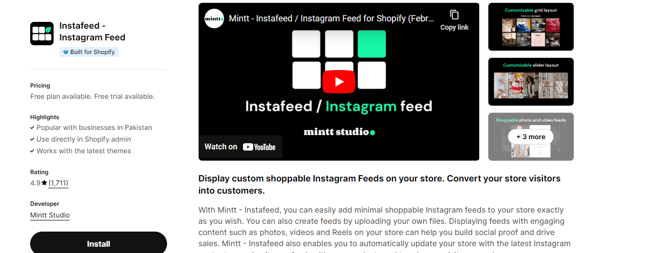 Instafeed - Shopify Marketing Tools