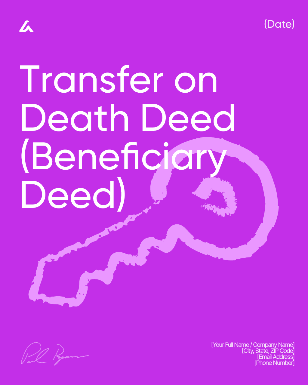 Transfer on Death Deed (Beneficiary Deed)