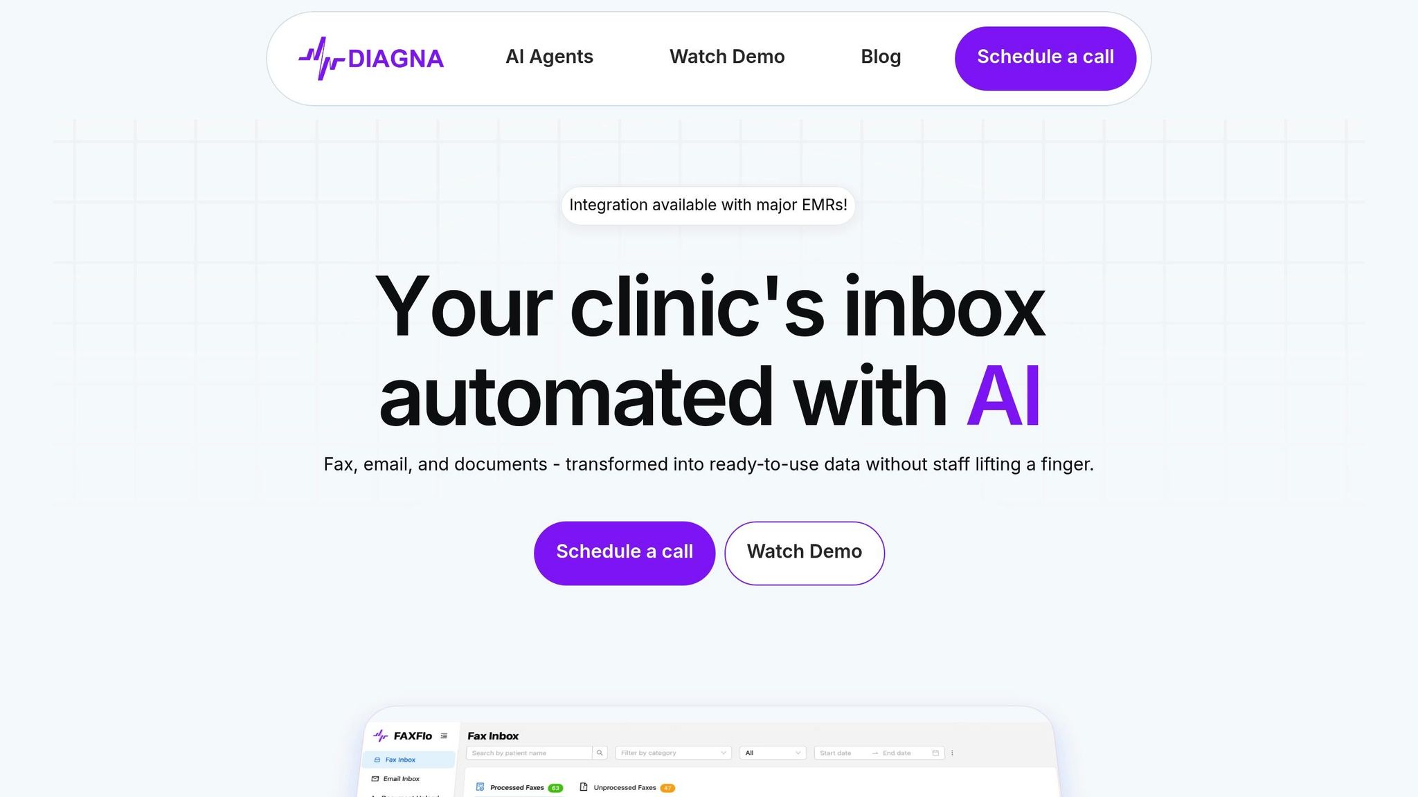 Diagna FAX Automation