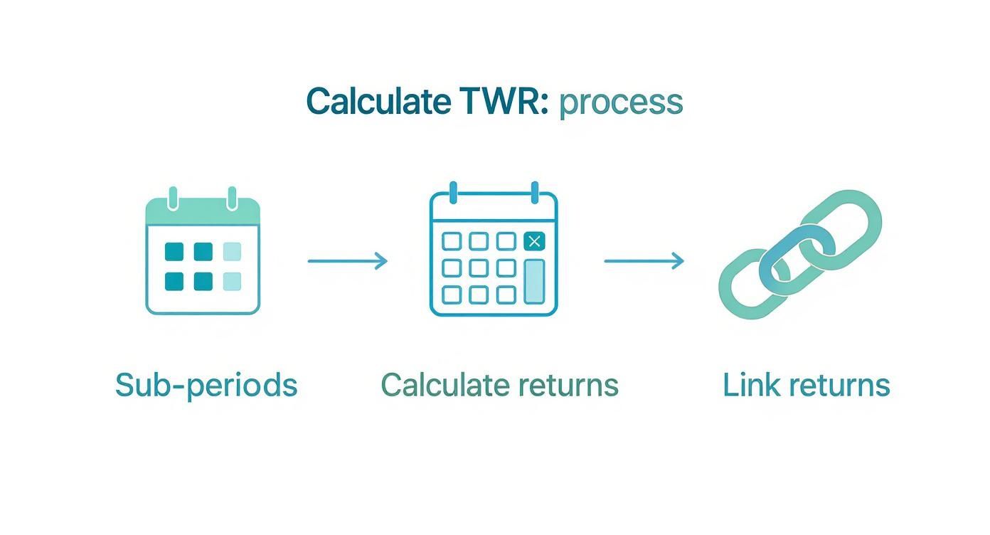 Infographic about what is time weighted return