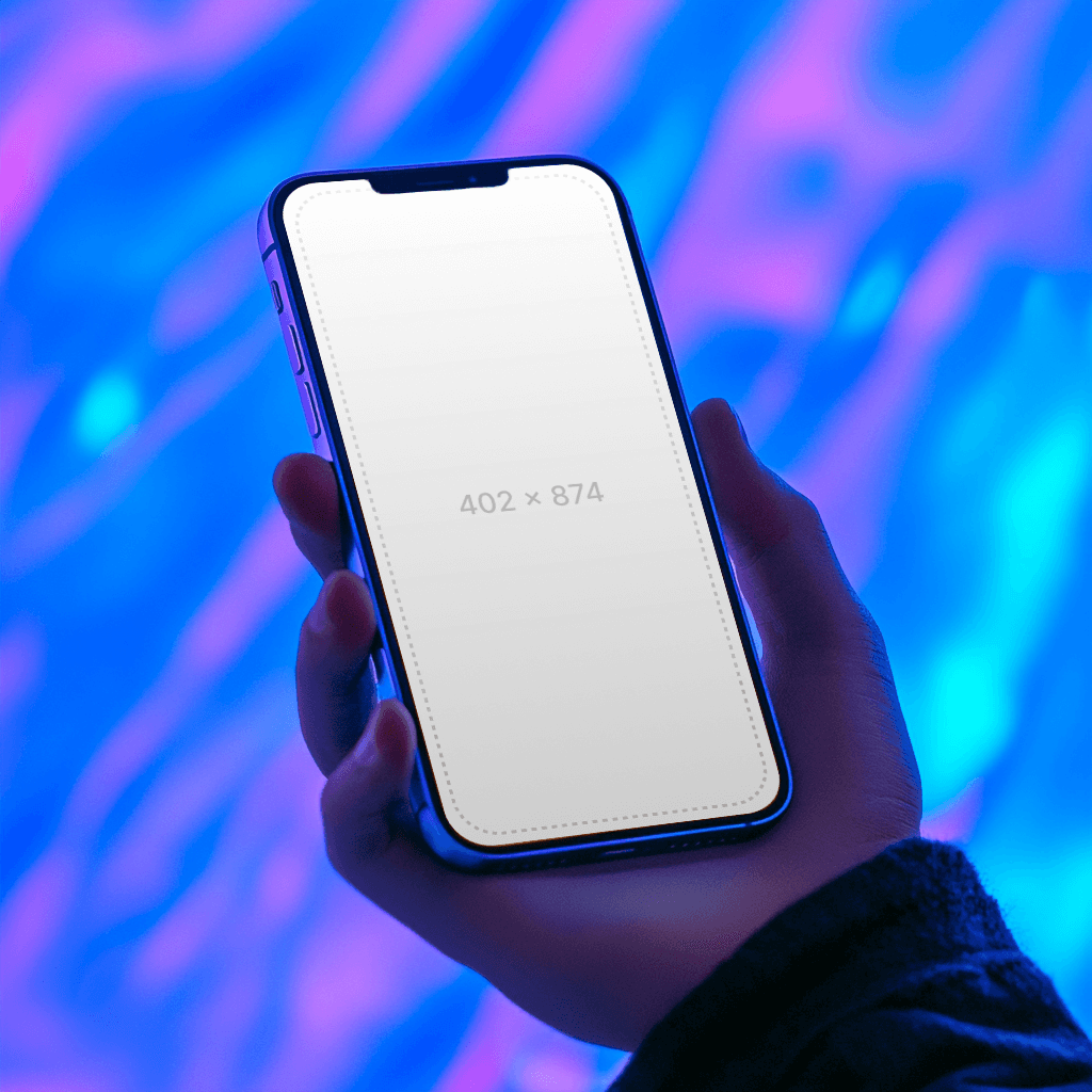 iphone-mockup-blue-trippy-background