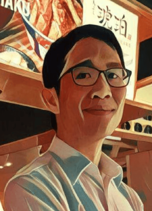 Portrait of a happy client sharing feedback: AIspire transformed our data into actionable insights that boosted our sales by 30%!