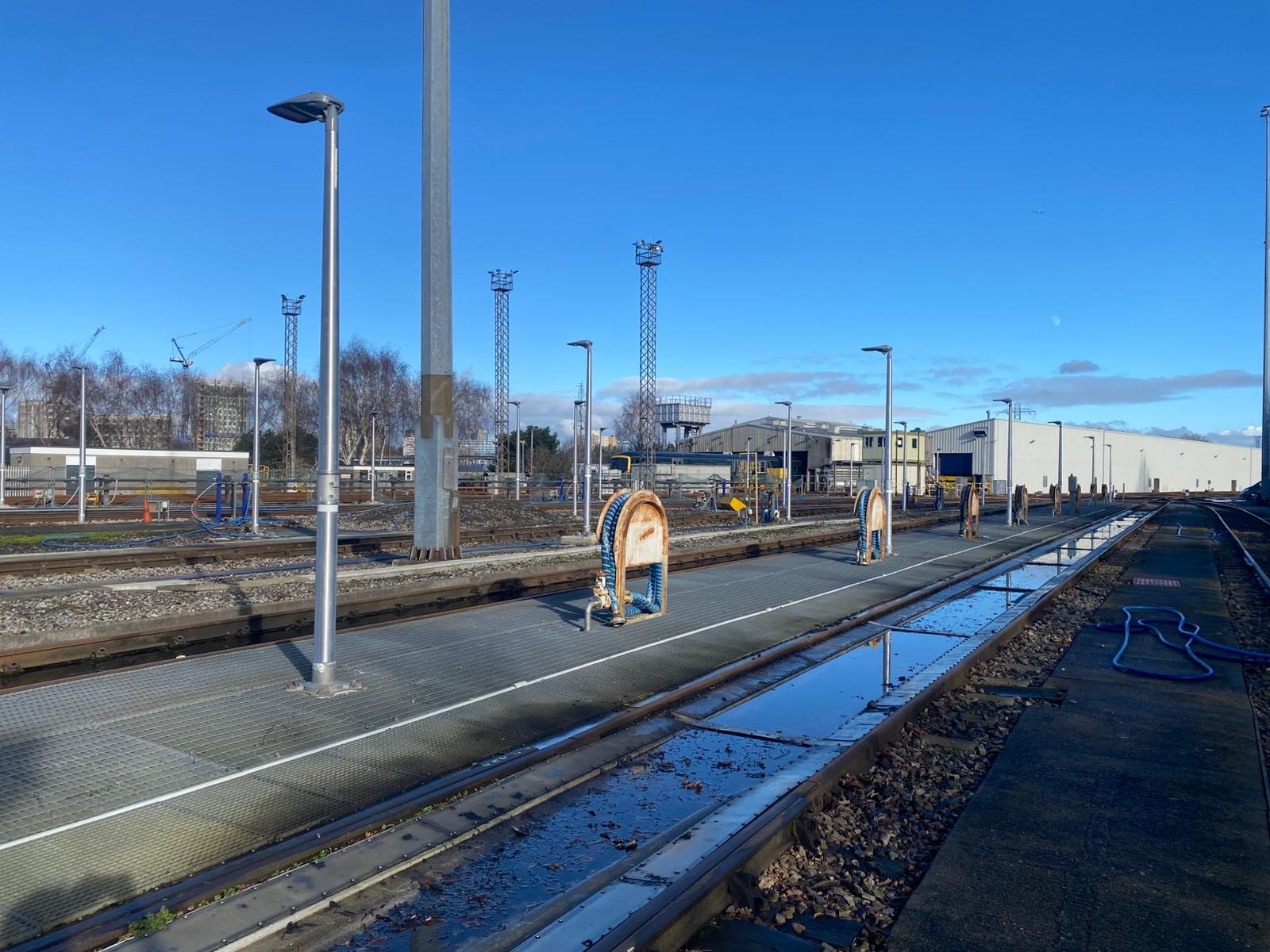 An electrical rail project completed by DPH 