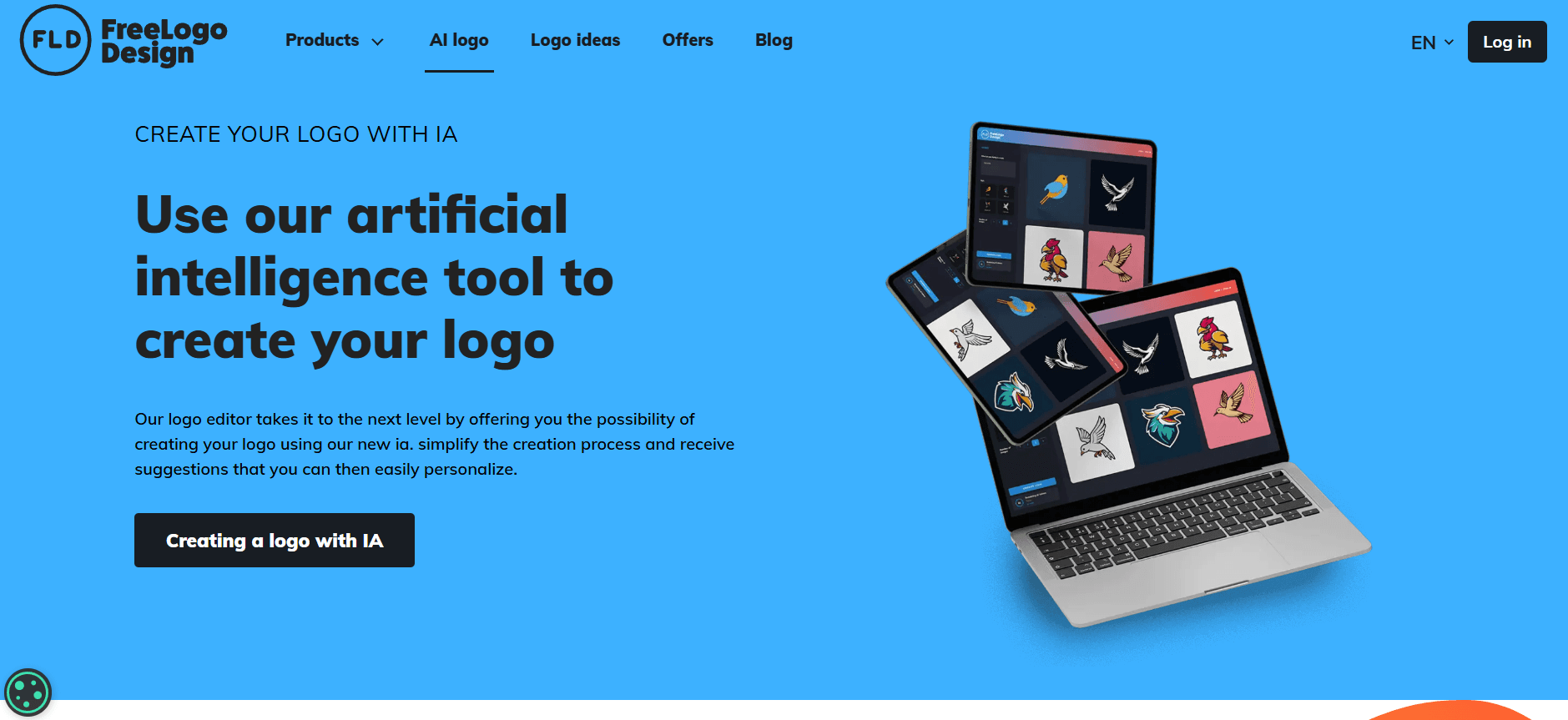 FreeLogoDesign’s homepage