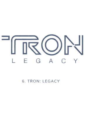 Tron: Legacy title graphic