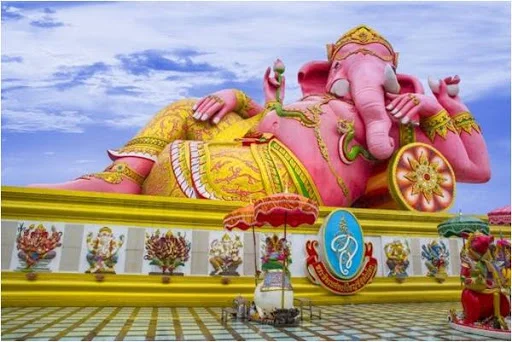 5 พิกัดขอพรให้ขายดี! สายมูสายธุรกิจห้ามพลาด - พระพิฆเนศ วัดสมาน ฉะเชิงเทรา