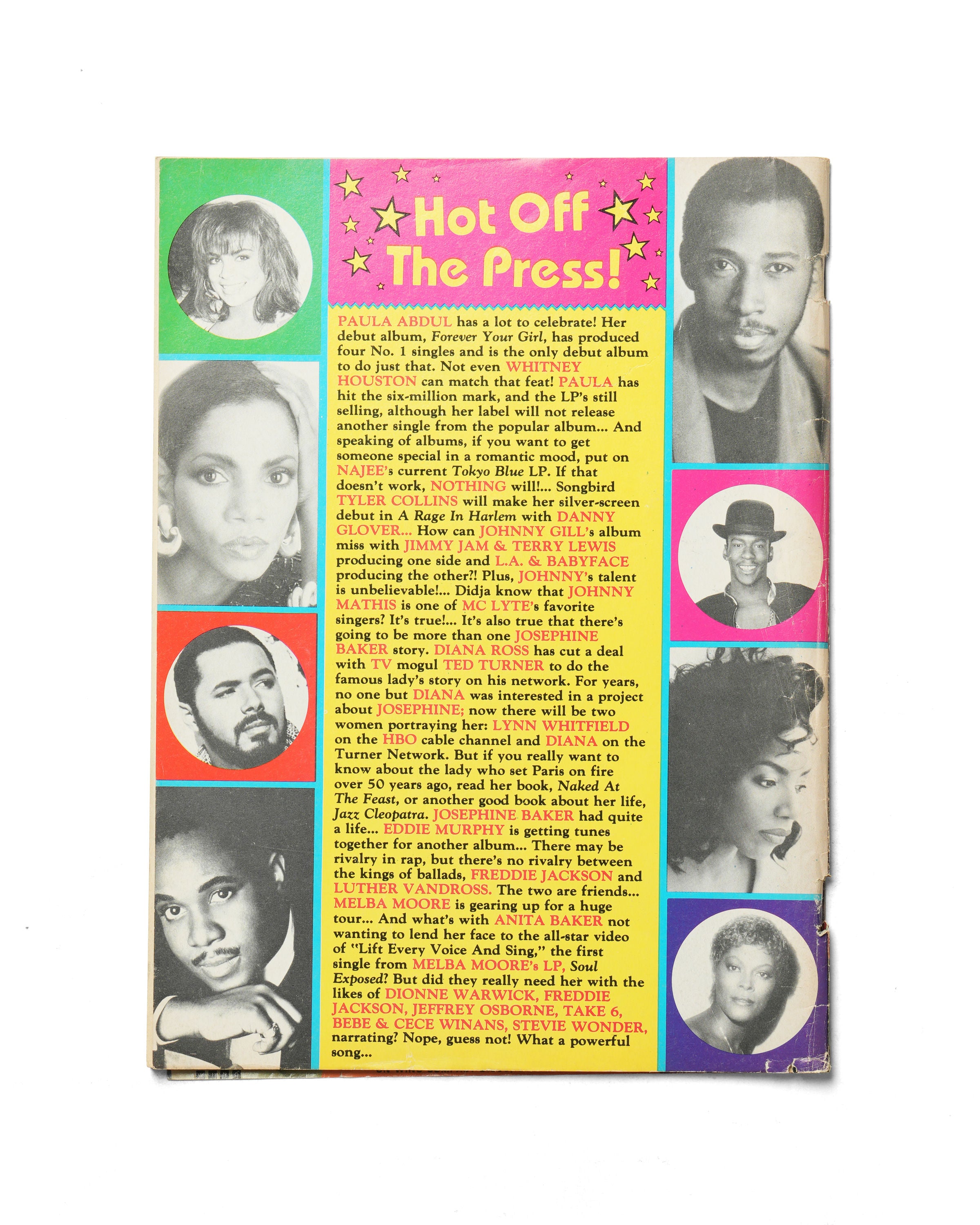 Fresh - June 1990 - Back Cover