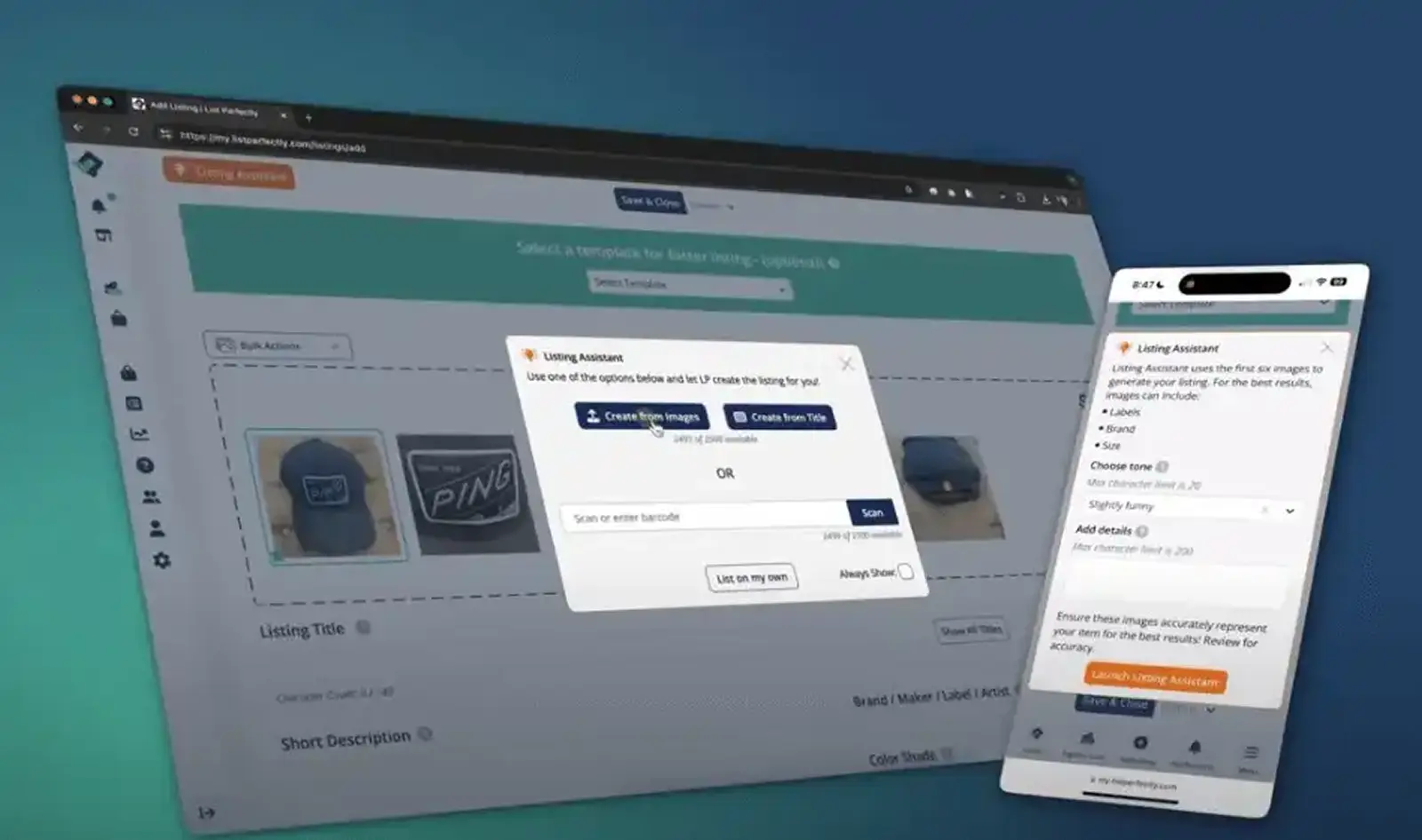 List Perfectly AI Listing