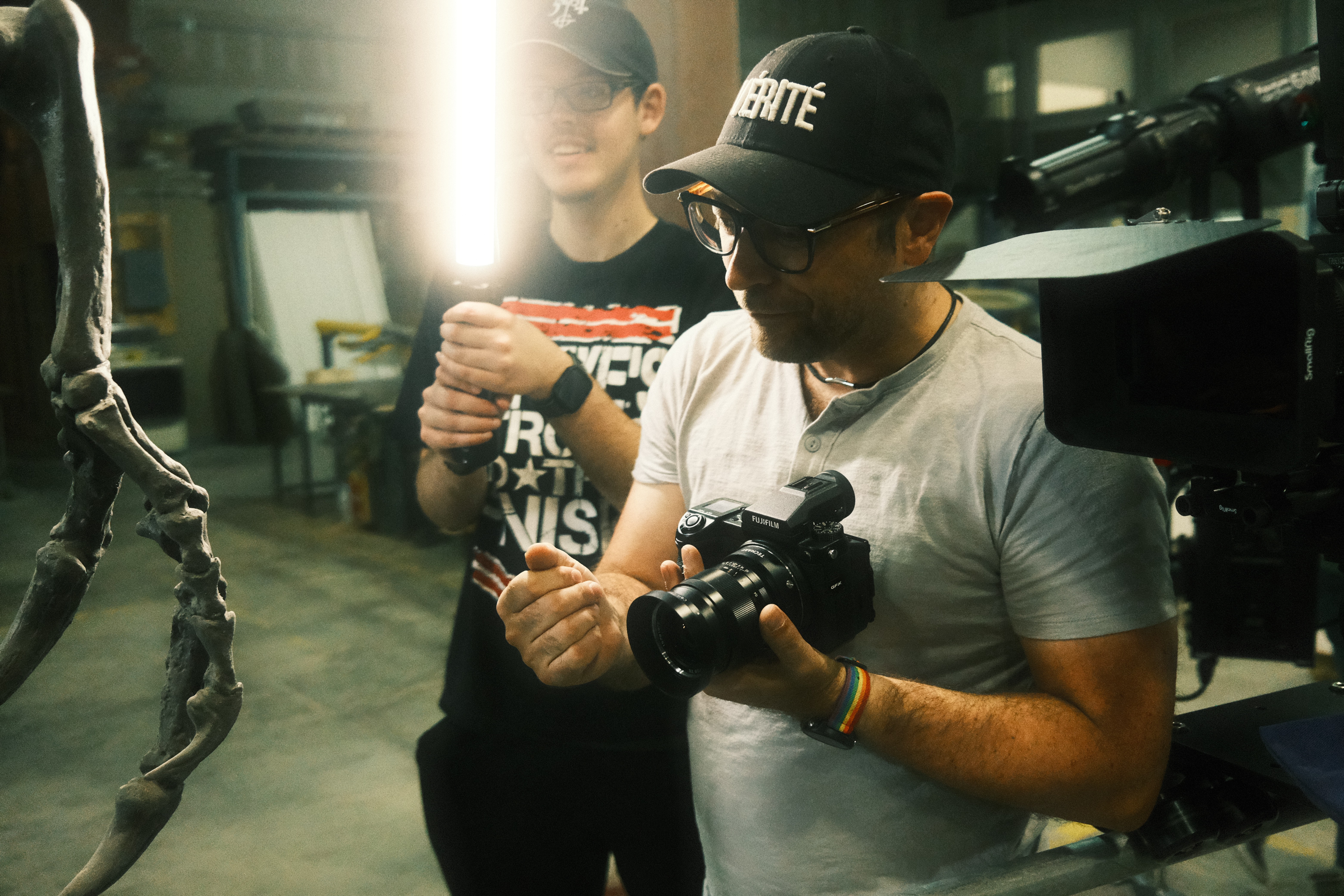 Ash Murrell, Photographing a fossil