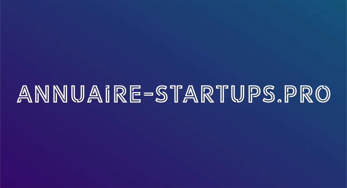 Logo bleu et blanc de Annuaire-startups.pro, spécialisé dans les entreprises à fort potentiel.