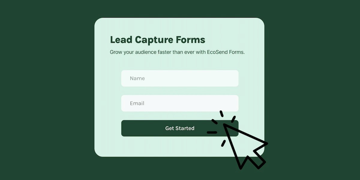 grow your list with email forms