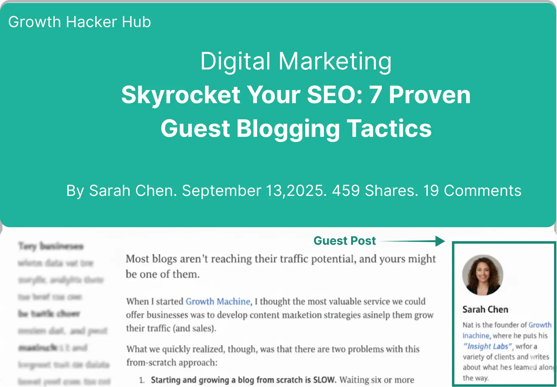 Image highlighting a Guest post