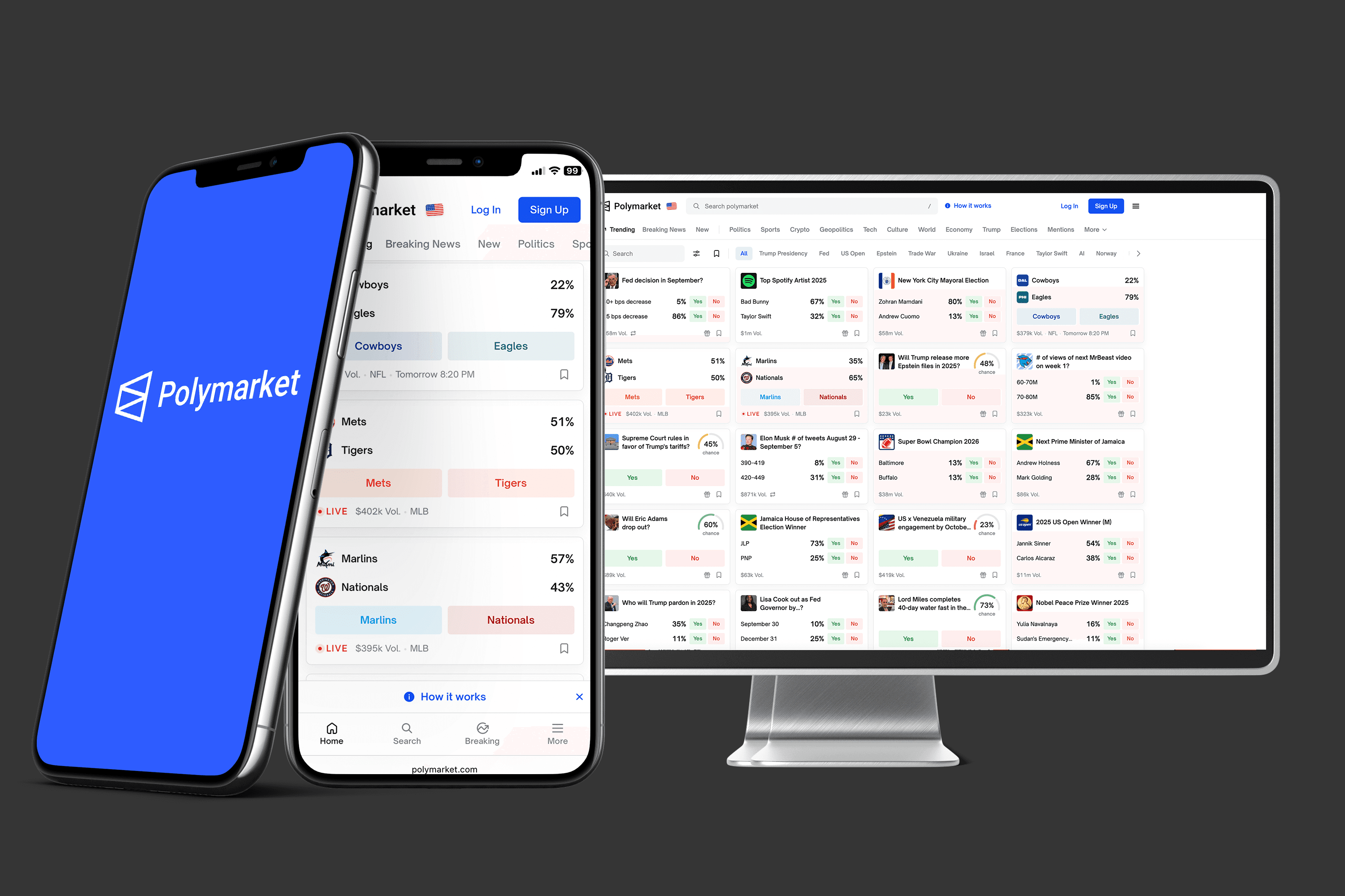 Polymarket interface on multiple devices - Where Is Polymarket Based